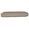 vidaXL Coussin pour assise / dossier de palette Taupe 120 x 50 x 12 cm