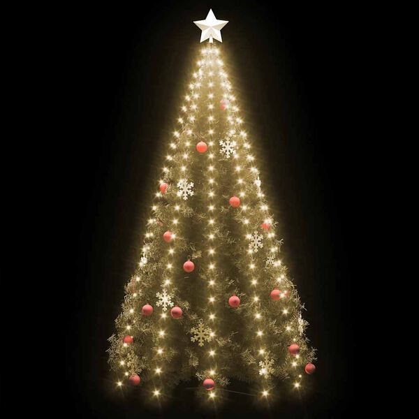 vidaXL Guirlande lumineuse filet d'arbre de No&euml;l 250 LED 250 cm