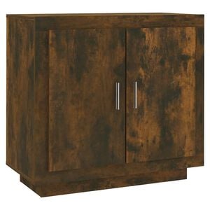 vidaXL Buffet Ch&ecirc;ne fum&eacute; 80x40x75 cm Bois d'ing&eacute;nierie