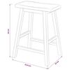 vidaXL Ensemble de bar 3 pcs MDF Blanc