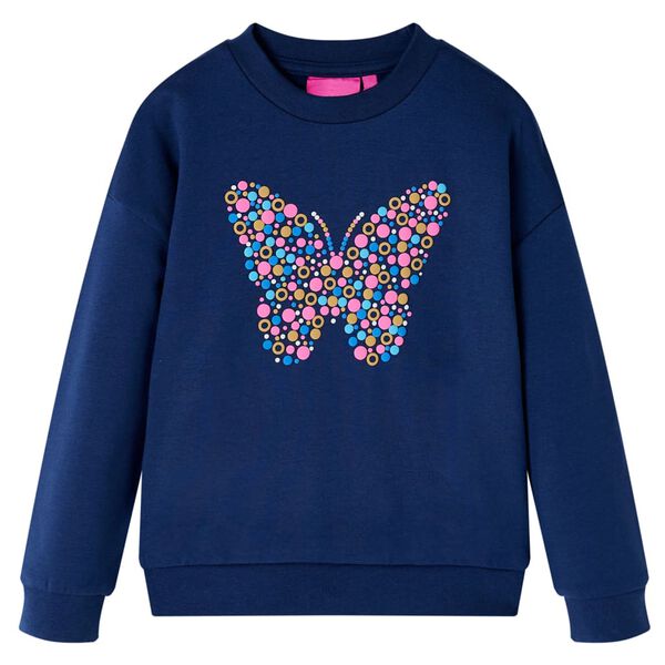 Sweatshirt pour enfants bleu marine 104