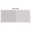 vidaXL Auvent lat&eacute;ral r&eacute;tractable de patio 220x500 cm Gris