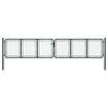 vidaXL Portail de jardin en acier vert 400 x 75 cm
