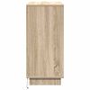 vidaXL Buffet LED Chêne Sonoma 71 x 34,5 x 75 cm Bois d'ingénierie