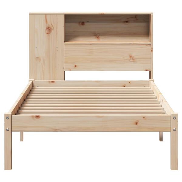 vidaXL Lit biblioth&egrave;que sans matelas 100x200 cm bois massif de pin