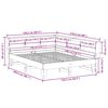 vidaXL Lit biblioth&egrave;que sans matelas 140x200 cm bois massif de pin