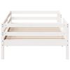 vidaXL Cadre de lit sans matelas blanc 80x200 cm bois massif de pin