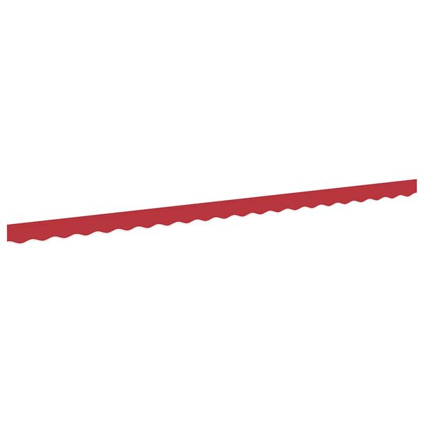 vidaXL Cordon d'auvent Rouge 580 x 20 cm Toile