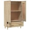 vidaXL Buffet haut Ch&ecirc;ne sonoma 70x31x115 cm Bois d'ing&eacute;nierie