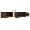 vidaXL Meuble TV 2 pcs Chêne marron 80x35x36,5 cm Bois d'ingénierie
