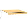 vidaXL Auvent r&eacute;tractable Sable 3,5 x 2 m tissu