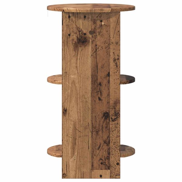 vidaXL Meuble d'appoint Bois ancien 40 x 40 x 75 cm Bois d&rsquo;ing&eacute;nierie