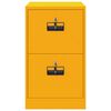 vidaXL Cabinet de Dossier Jaune moutarde 44 x 50 x 106.5 cm