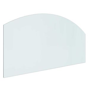 vidaXL Plaque en verre de chemin&eacute;e Transparent 100 x 50 cm Verre