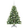 vidaXL Sapin de Noël artificiel avec 150 LED Vert 120 cm PE et PVC