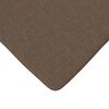 vidaXL Coussins de si&egrave;ge 4 pcs Marron 40 x 40 x 3 cm tissu