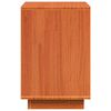 vidaXL Cabinet de chevet Cire marron 60 x 34 x 51 cm Bois d'ing&eacute;nierie