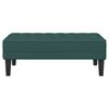 vidaXL banc Vert foncé 113 x 57 x 39 cm tissu