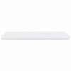 vidaXL Matelas en mousse blanc 100x220 cm 7 zones dureté 20 ILD