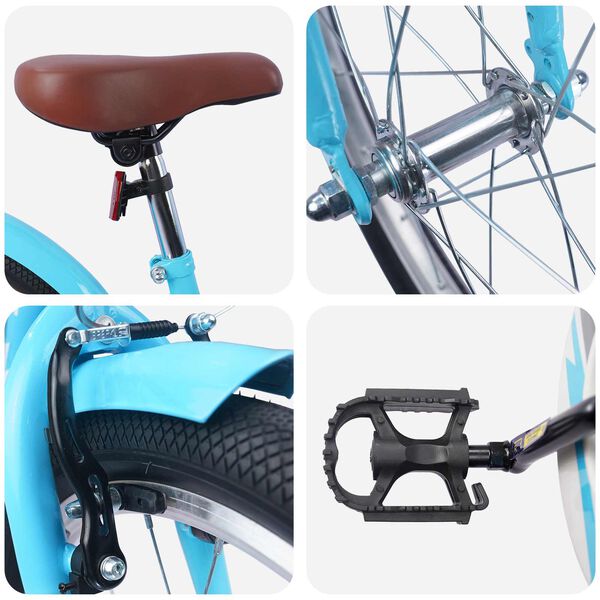 vidaXL V&eacute;lo pour Enfants 18 Pouces pour les enfants de 5 &agrave; 7 ans