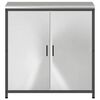 vidaXL Rangement de cuisine avec &eacute;tag&egrave;re Argent 60 x 50 x 92 cm Acier
