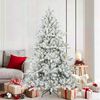vidaXL Sapin de No&euml;l Artificiel &agrave; Branches Articul&eacute;es Blanc 180 cm