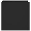 vidaXL Table de chevet noir 45x50x50 cm bois d&rsquo;ing&eacute;nierie