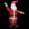 vidaXL P&egrave;re No&euml;l gonflable avec LED D&eacute;coration de No&euml;l IP44 3 m