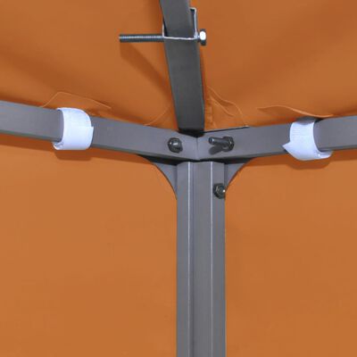 vidaXL Toile de remplacement de belvédère 310 g/m² Orange 3x3 m