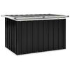 vidaXL Bo&icirc;te de rangement de jardin Anthracite 109x67x65 cm