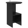 vidaXL Table d'appoint Ch&ecirc;ne noir &Oslash; 39,5 x 55 cm Bois d'ing&eacute;nierie