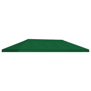 vidaXL Housse de canop&eacute;e de gazebo 6 x 3 m Vert Polyester 190