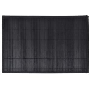 vidaXL Napperons 6 pcs Bambou 30 x 45 cm Noir