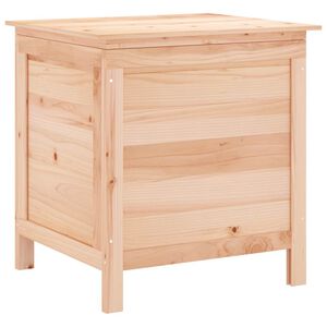 vidaXL Bo&icirc;te de rangement de jardin 50x49x56,5 cm bois massif de sapin