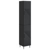 vidaXL Ensemble de Meubles 2 pc Noir Bois d'ing&eacute;nierie
