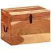vidaXL Bo&icirc;te de rangement 39x28x31 cm Bois massif d'acacia