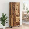 vidaXL Haut Armoire avec tiroir 2 pcs Bois Ancien 69,5 x 34 x 180 cm