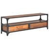 vidaXL Meuble TV avec 2 tiroirs 120x30x40 cm Bois massif de pin