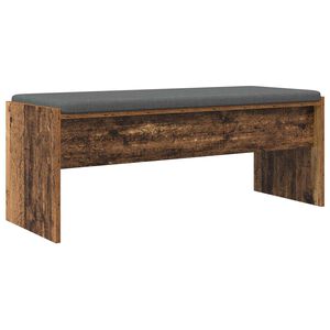 vidaXL Banc d'entr&eacute;e avec coussin Bois ancien 103 x 38 x 40 cm