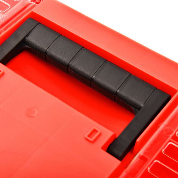 vidaXL Boîte à outils Plastique 462x256x242 mm Rouge