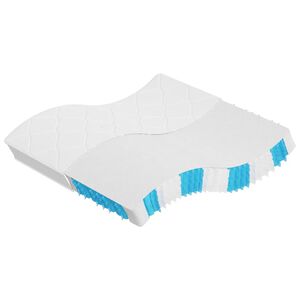 vidaXL Matelas à ressorts ensachés dureté moyenne 200x200 cm