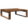 vidaXL Table basse vieux bois 100x100x35 cm bois d'ingénierie