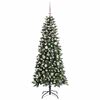 vidaXL Sapin de No&euml;l artificiel Vert 150 cm PVC, plastique et acier