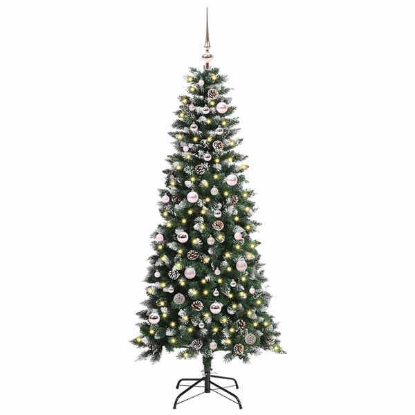 vidaXL Sapin de No&euml;l artificiel Vert 150 cm PVC, plastique et acier