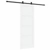 vidaXL Porte coulissante ORKDAL Blanc 78 x 211 cm Pin massif