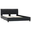 vidaXL Cadre de lit sans matelas noir similicuir 120x200 cm