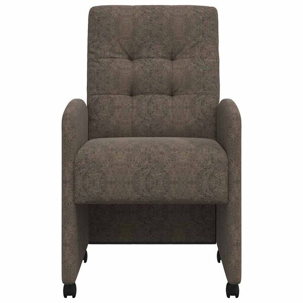 vidaXL Chaises de salle à manger 2 pcs Gris foncé 57 x 67 x 98 cm