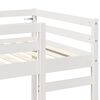vidaXL Cadre de lit mezzanine Blanc 90 x 190 cm Pin massif
