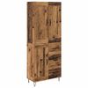 vidaXL Haut Armoire Bois Ancien 69,5 x 34 x 180 cm Bois d'ing&eacute;nierie
