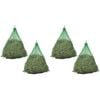 vidaXL Filet &agrave; foin 4 pcs Rond 1 x 1 m PP